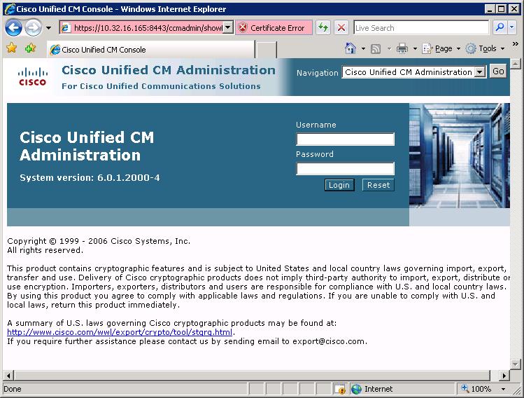 Cisco Call Manager Install Certificate