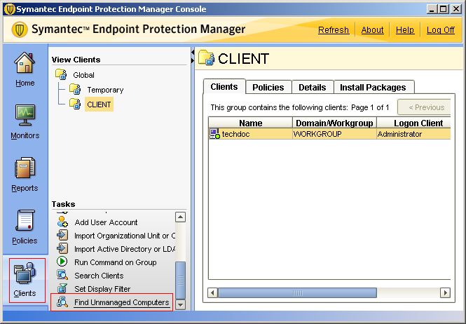 Create Install Package Symantec Endpoint Protection 11